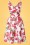 Dolly and Dotty White and Red Floral Swing Dress 102 59 22105 20170619 0012W