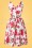 Dolly and Dotty White and Red Floral Swing Dress 102 59 22105 20170619 0010W