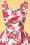 Dolly and Dotty White and Red Floral Swing Dress 102 59 22105 20170619 0001V