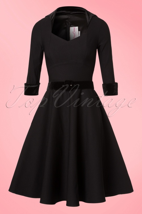 Pinup Couture - Lorelei Swing Dress Années 50 en Noir 2