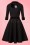 Pinup Couture - Lorelei swingjurk in zwart 2