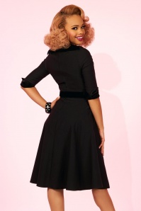 Pinup Couture - Lorelei swingjurk in zwart 5
