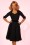 Pinup Couture - 50s Lorelei Swing Dress in Black