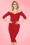 Pinup Couture 50s Monica Dress in Red Matte Jersey Knit from Laura Byrnes Black Label 10801 20130522 2