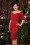 Pinup Couture 50s Monica Dress in Red Matte Jersey Knit from Laura Byrnes Black Label 10801 20130522 1