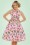 Lindy Bop - 50s Matilda Cupcakes Swing Dress in Pink 2