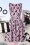 Lady V by Lady Vintage - Tea Fantastic Cats-jurk in roze 7