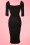 Pinup Couture 50s Monica Dress in Black Matte Jersey Knit from Laura Byrnes Black Label 44 4404 01W