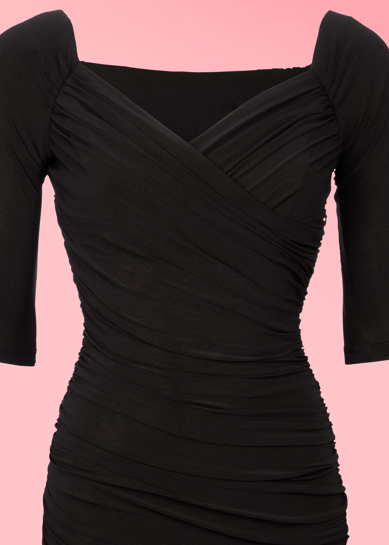 Pinup Couture - Monica Jurk in Zwart van Laura Byrnes Black Label 12