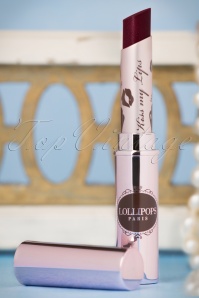 Lollipops - Kiss My Lips Glossy Lipstick en Bordeaux French Kiss