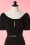 Pinup Couture - Schmetterlingskleid aus schwarzem Crêpe 5