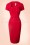 Pinup Couture - 40s Charlotte Pencil Dress in Red