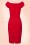 Vintage Chic for Topvintage - 50s Candace Pencil Dress in Lipstick Red 4