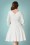 Unique Vintage - Diana Dotted Swing Dress Années 50 en Blanc 7