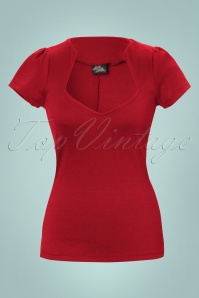 Steady Clothing - Sophia-topje in rood 2