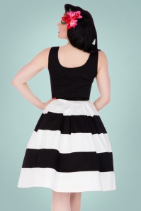 Dolly and Dotty - 50s Anna Dress in Black and White 5