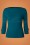 Banned Addicted Boatneck Bow Top in Teal 113 30 22287 20151202 0003w