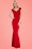 Vintage Chic for Topvintage - Rachelle Maxi Dress Années 50 en Rouge 6