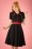 Dolly Do Sherry Black Red Roses Swing Dress 102 10 17231 20160111 0021W