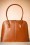 70s Classic Bag in Cognac Tan genuine leather