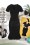 Vintage Chic Pique Fabric Waterfall Sleeve Dress in Black 100 10 20984 20170411 0007wvd TopVintageFBlook