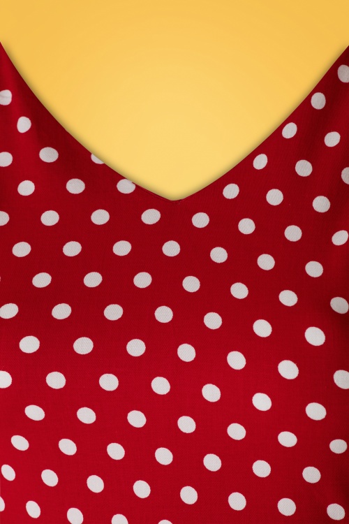 Dolly and Dotty - Wendy Polkadot swingjurk in rood 4