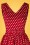 Dolly and Dotty - Wendy Polkadot Swing Dress Années 50 en Rouge 3