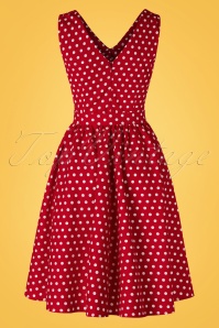 Dolly and Dotty - Wendy Polkadot swingjurk in rood 6