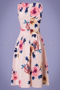 Vintage Chic for Topvintage - Veronica Flare Kleid in Pastellrosa 5