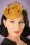 Banned Retro - 50s Marilyn Fascinator in Mustard