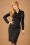 Falda Pencil Skirt Années 50 en Noir