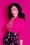 Vixen by Micheline Pitt - 50s Vixen Top in Hot Pink