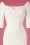 Pinup Couture - Monica Dress Années 50 en Antique Off White from Laura Byrnes Black Label 5