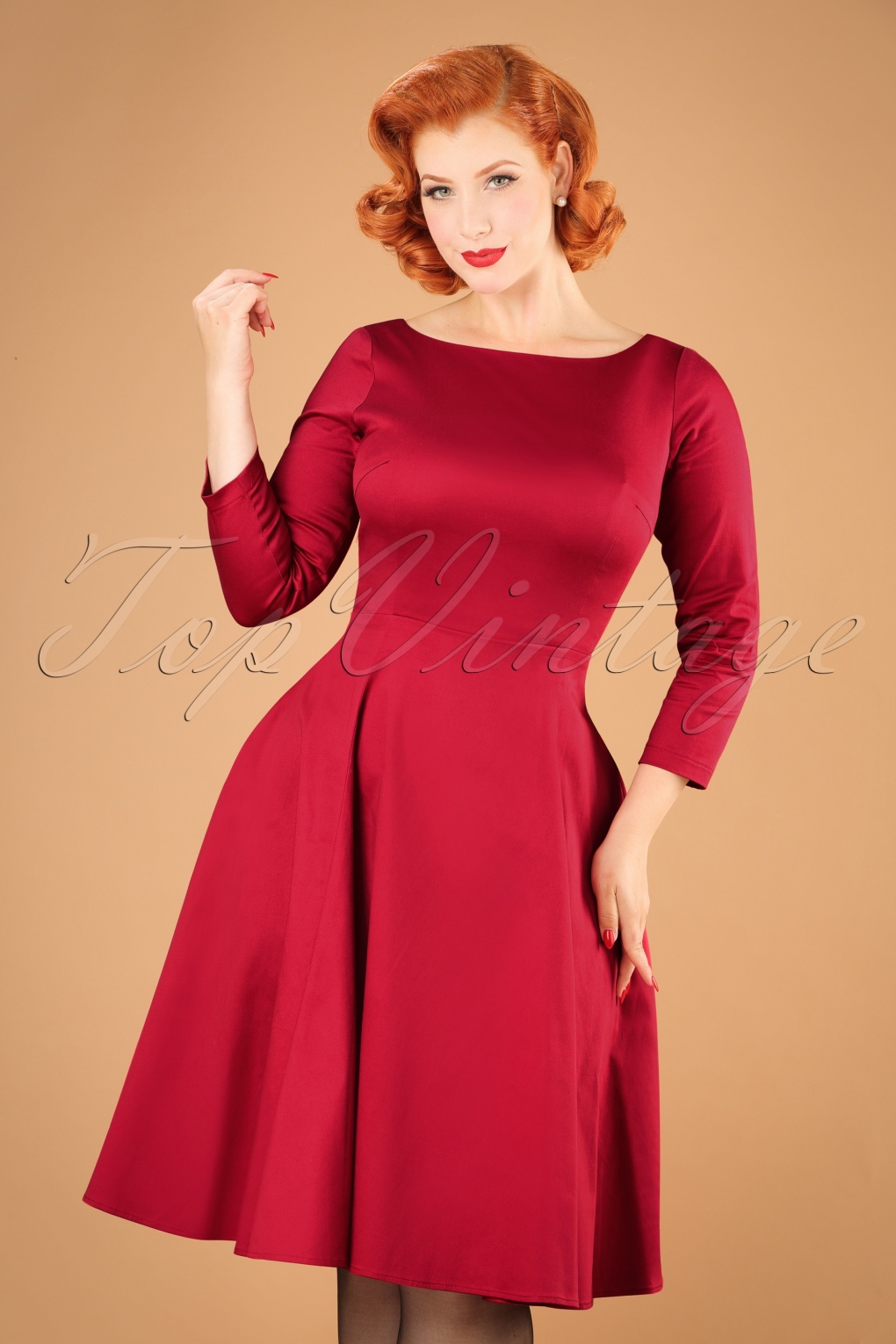 50s-delphine-swing-dress-in-red