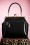 Banned Retro - 50s American Vintage Patent Bag in Black 5