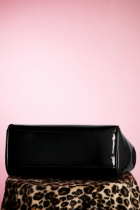 Banned Retro - 50s American Vintage Patent Bag in Black 4
