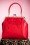 Banned Retro - American Vintage Patent Bag Années 50 en Rouge