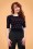 Collectif Clothing Chrissy Cherry Jumper in Navy 21817 20170609 02