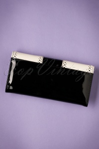 Banned Retro - 50s Rosemary's Wallet in Black and Cream 5