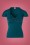 50s She Who Dares Top in Teal