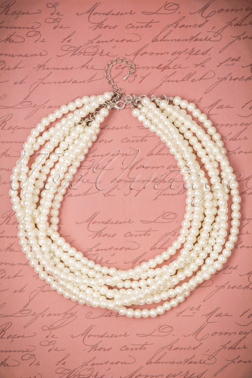 Darling Divine - 50s Darlene Glamorous Pearl Necklace