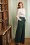 Banned Retro Hidden Away Trousers Années 40 en Vert Canard