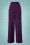 Banned Retro - Hidden Away-broek in aubergine 2