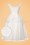 Vixen - 50s Betsy Bridal Swing Dress in White 2