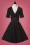 Unique Vintage Black and White Polkadot Swing Dress 102 14 20002 20161003 0012wdoll