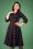 Miss Candyfloss Navy Wine Checked Swing Dress 102 39 22143 20170816 0023W