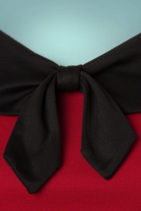 Steady Clothing - Betsy stropdastop in rood en zwart 3