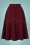 Steady Clothing - 50s Beverly High Waist Swing Skirt in Burgundy 3