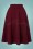 Steady Clothing - 50s Beverly High Waist Swing Skirt in Burgundy 2