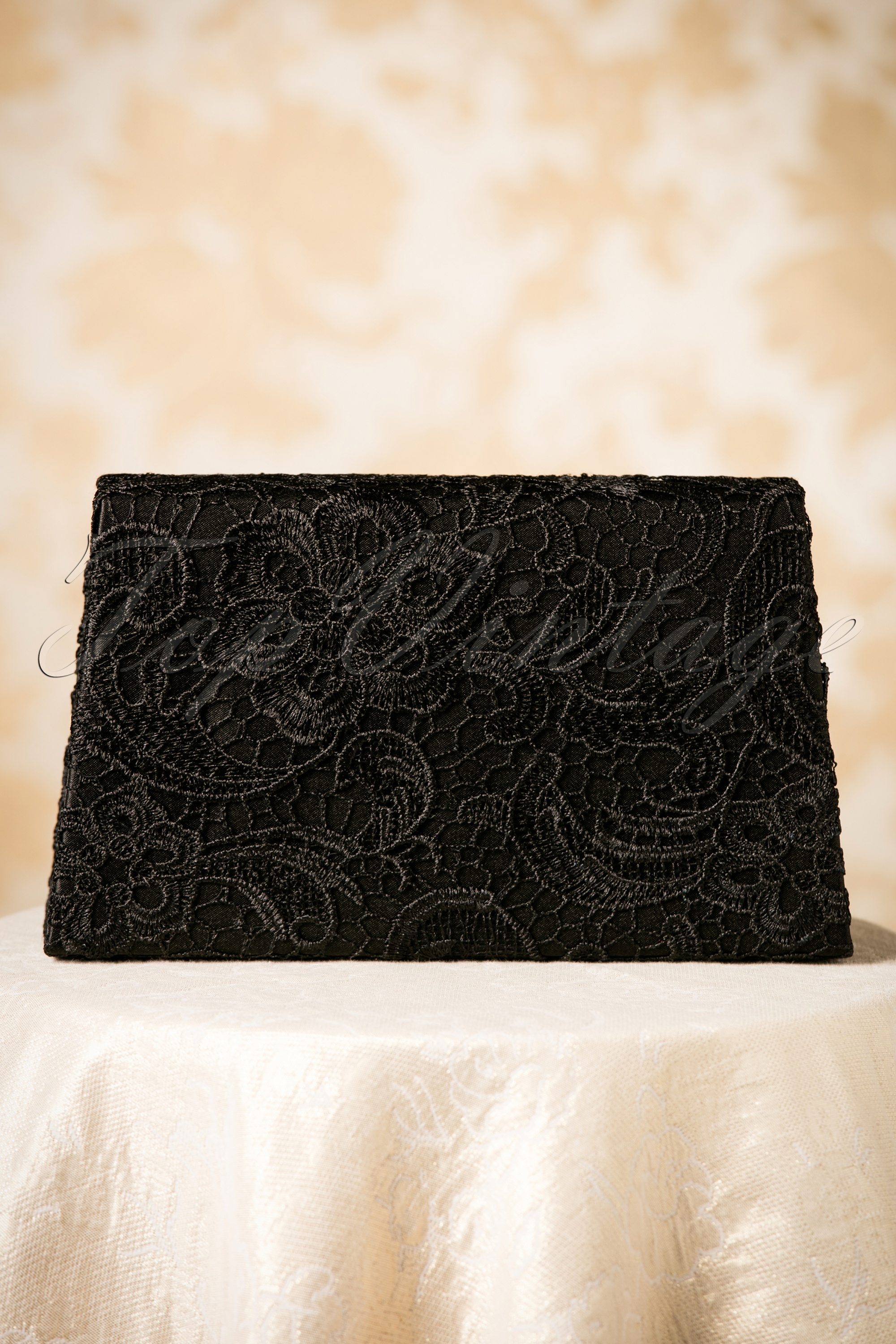 Darling Divine - Elegante avondclutch met zwart kant 4